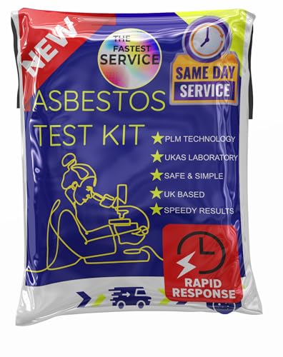 RAPID Asbestos Test Kit (1 Sample Only), Our Fastest Results returned as soon as we receive them. DIY Asbestos Test Kit For Home with UKAS Lab Fee, Return Postage, Same Day Result - No PPE Included
