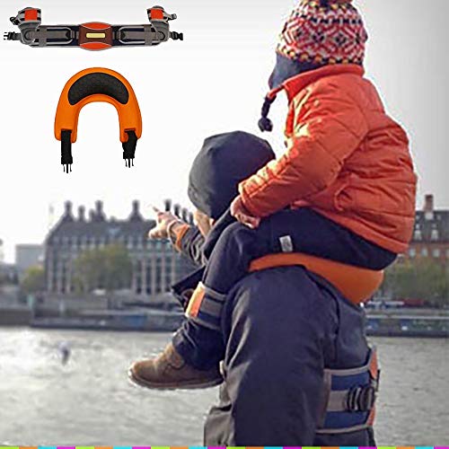 Al aire libre Portátil Perezoso Sillín Manos Libres Portador de Hombro Bebé Seguro Niño Correa de Jinete Silla Hombro Flexible Bebé Arnés Cover