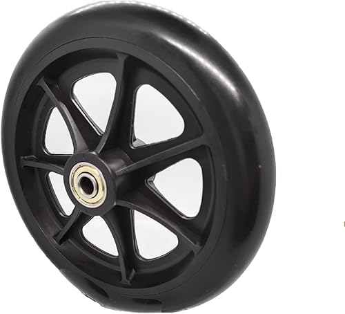 Miniatura 2 de Reemplazo de rueda sólida de 6 pulgadas para sillas de ruedas, rodillos, andadores, rueda trasera de repuesto de andador de 6 pulgadas, modelos