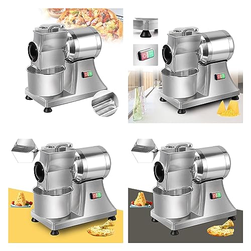 Cheese-Grater-550W075HP-110V-Commercial-Electric-Rotary-Cheese-Grater-Stainless-Steel-Cheese-Grinder-88-Pounds-Per-Hour-Butter-Bread-Bran-Shredder-Large-Cheese-Grating-Machine