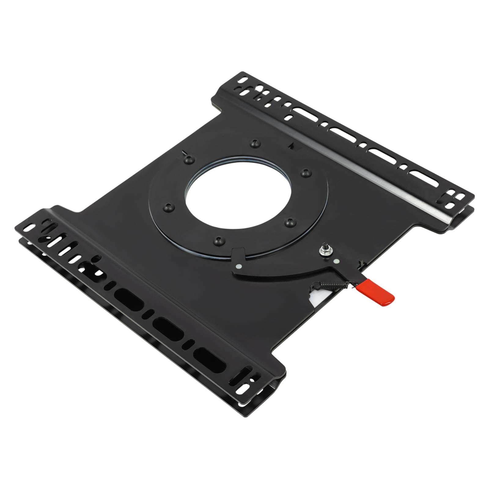 Plateau rotatif à 360° - Siège robuste - Base de siège de voiture - Console de siège de voiture - Base pivotante à fermeture éclair - Plateau tournant universel pour camping-car, bateau, bus