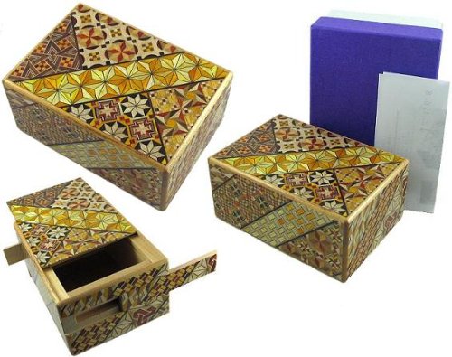 Amazon.com: 4 Sun 9 Steps Piggy Bank Japanese Puzzle Box : Toys