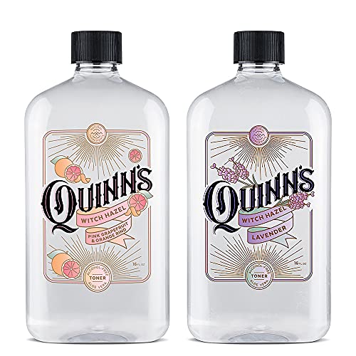 Quinn’s Alcohol Free Witch Hazel Pink Grapefruit & Orange Rind 16 oz. & Quinn’s Alcohol Free Witch Hazel Lavender16 oz.
