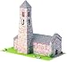 Produktbild DOMUS-KITS Domus Kits40077 3416 Teile Romanica 3 St. Climent Coll de Nargo Kirche Modell, Maßstab 1:50, Mehrfarbig