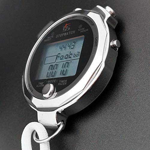 Rolilink Stopwatch,Metal Stop Watch for Sports with Backlight 100 Laps Memory Waterproof Stopwatches Timer for Sports and Competitions - Thumbnail 3
