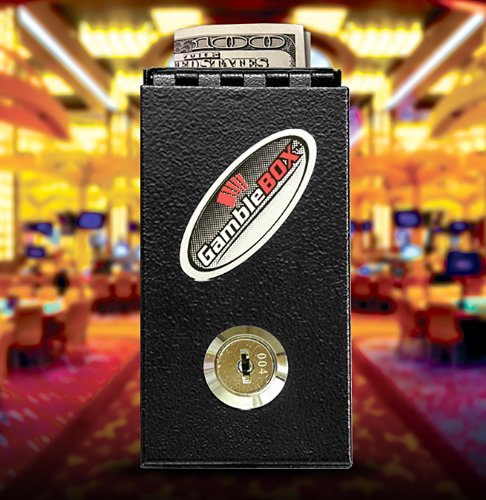 Gamblebox Original USA Gamble Gram Gift Set Casino Gambling Pocket Lock Box Leave Keys Home Slip Folded Cash In The GambleBox Money Thin Slot To Leave With Lots of Bills and Not Fish Them Out — view 2
