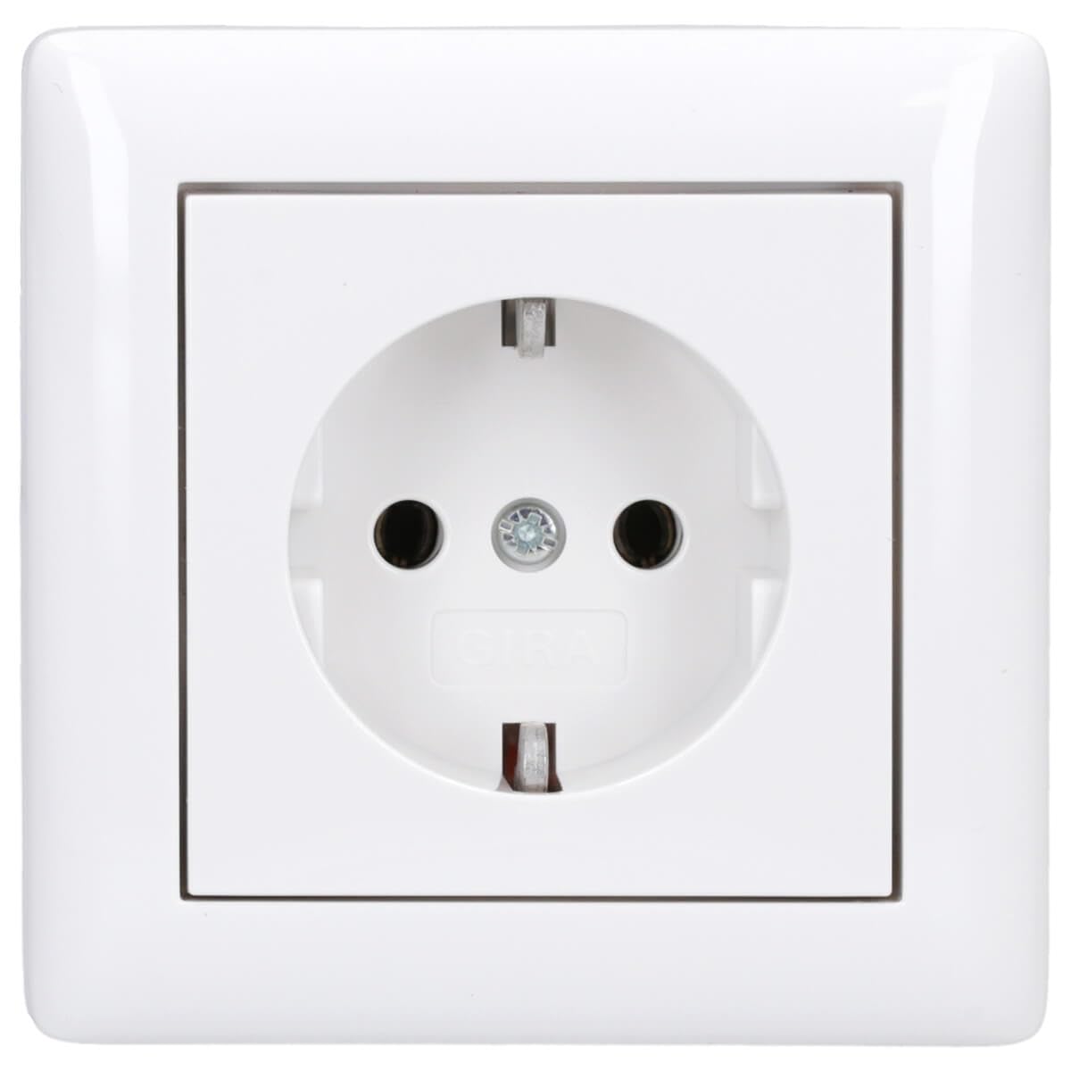 GIRA Standard 55 Komplettset Steckdose, Reinweiß – Ansicht 2