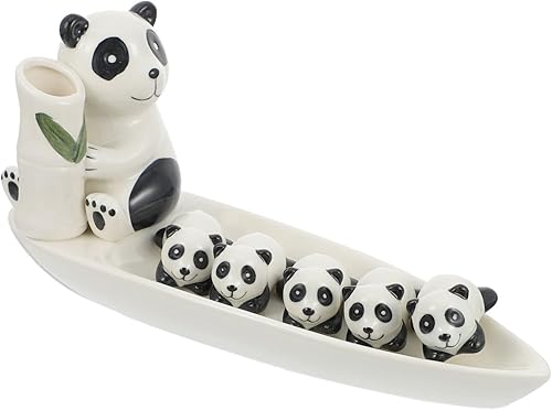 Soporte para palillos de cerámica para palillos, soporte de cerámica para palillos, soporte para palillos de cerámica para colocar palillos mientras