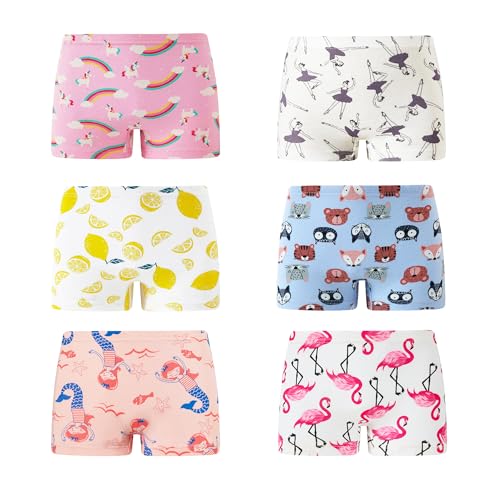 Image of Barara King Little Girls Soft 100% Cotton Underwear Toddler Panties Big Kids Undies