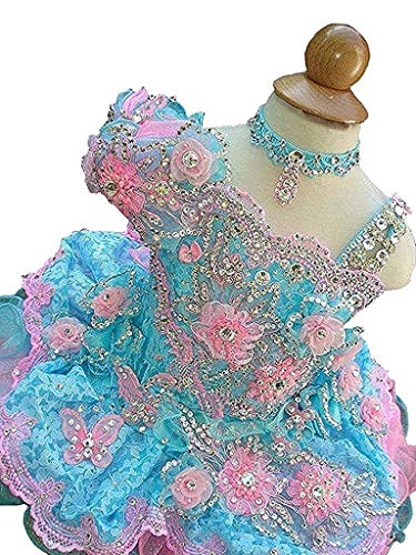 M_Rac Infant Girls' Flowers Mini Gowns Tutu Pageant Cupcake Dresses 5 #TOP2
