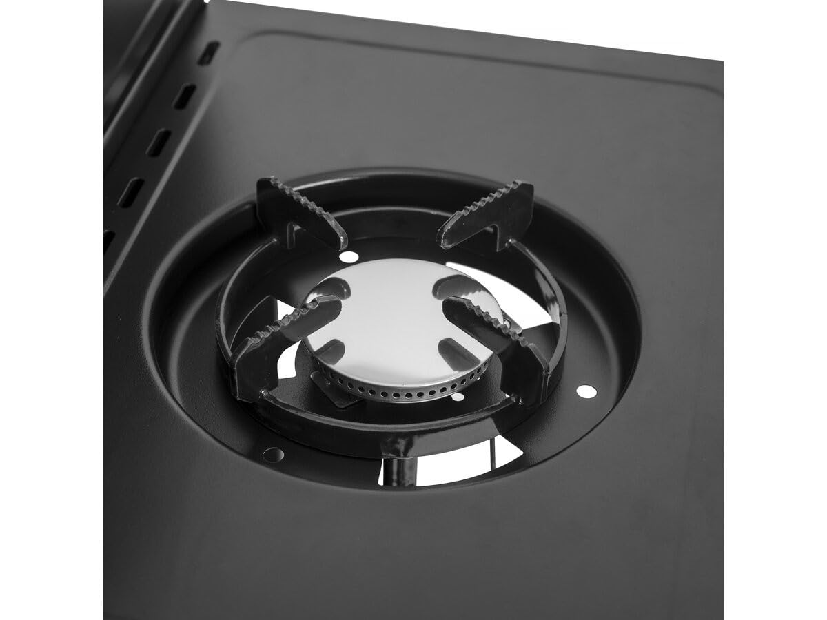 Barbecue gaz Feria 5" - 5 brûleurs Dont 1 latéral - 14,5 KW - Noir