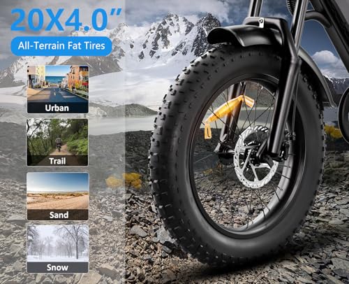HAPPYRUN Electric Bike,1500W 48V,18Ah E Bikes for Adults