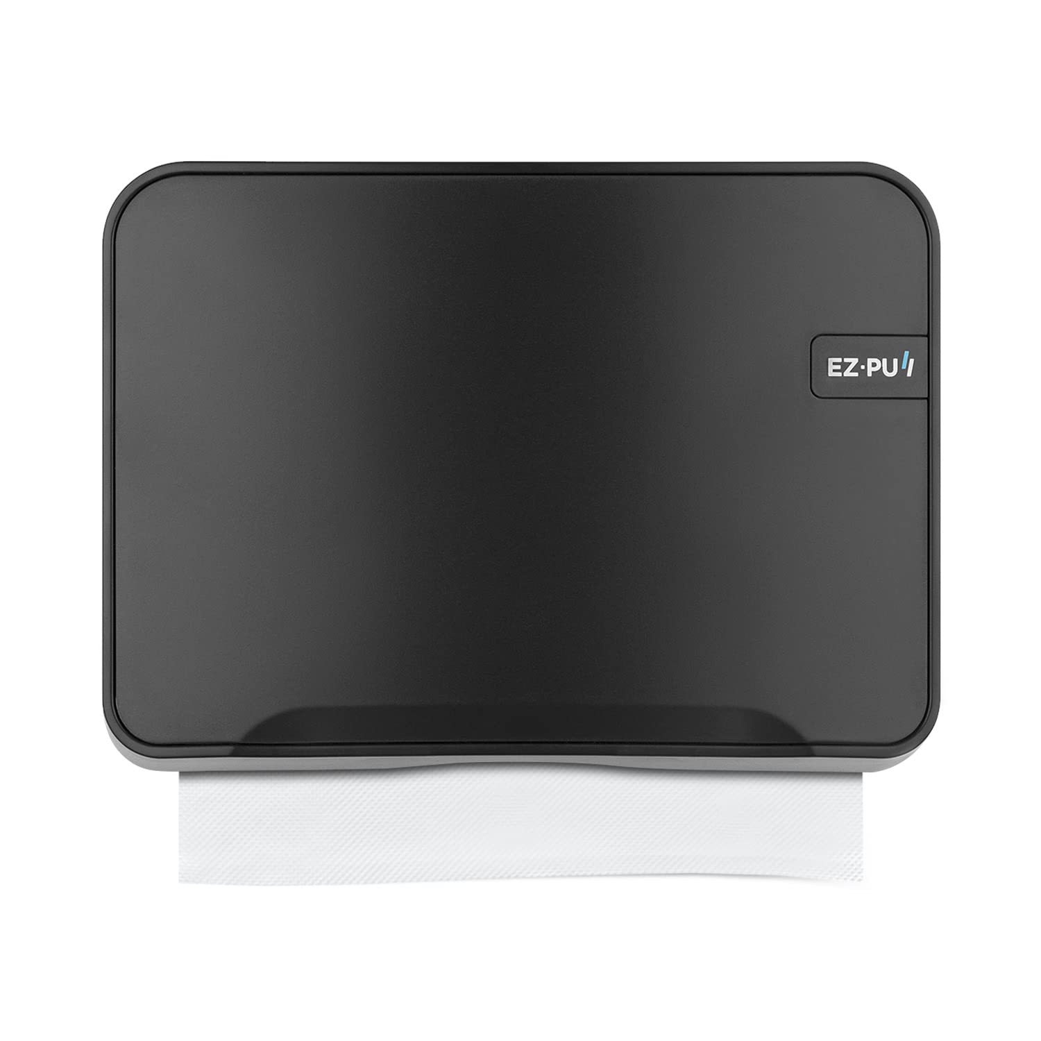 EZbrnd Wall Mount MULTIFOLD Paper Towel Dispenser for Kitchen/Bathroom/Office/RV/Airbnb, Black, 3200B-EZ