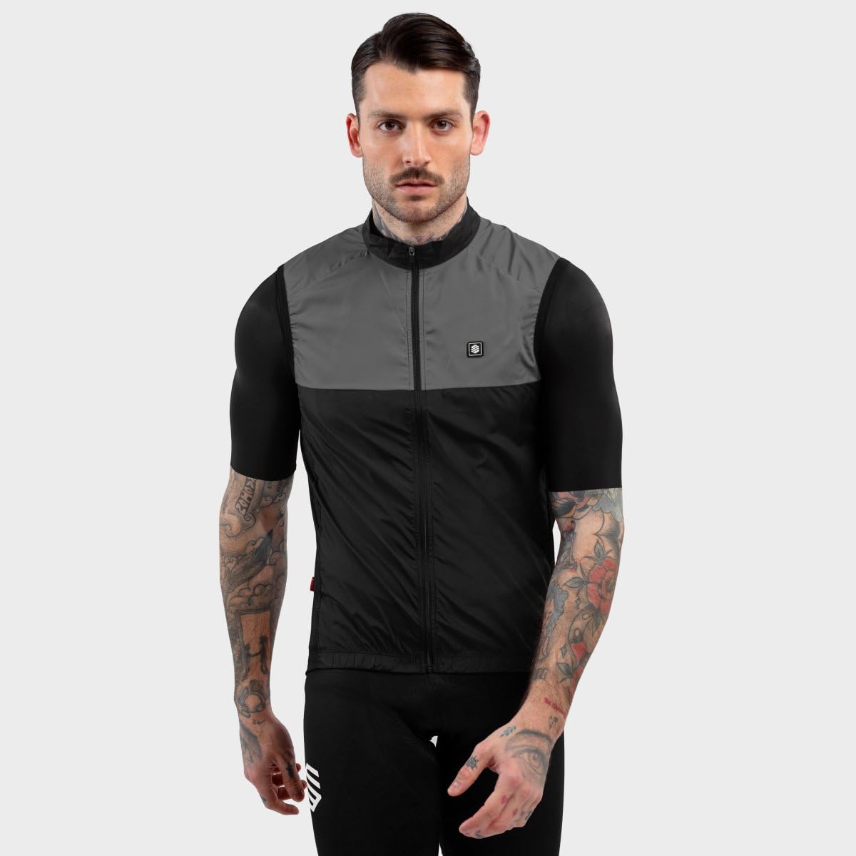 SIROKO Chaleco Cortavientos ciclismo V1 Pink Wind Rosa Melocotón Hombre