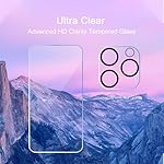 Ailun 3 Pack Screen Protector for iPhone 16 Pro [6.3 inch] + 3 Pack Camera Lens Protector with Installation Frame,Case Friendly Tempered Glass Film,[9H Hardness] - HD [6 Pack] - Image 3