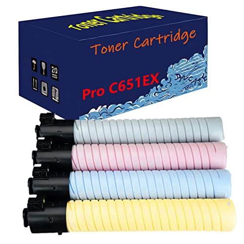 ANCATE Toner Cartridge for Ricoh Pro C651EX, Compatible Pro C651EX Pro C751 Pro C751EX Printer Set*1