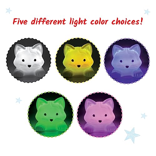 hand2mind Luna The Calming Kitty, Breathing Light, Guided Meditation for Kids, Mindfulness for Kids, Anxiety Relief Items, Calm Down Corner Supplies, Calming Toys for Kids, Social Emotional Learning - Image 6