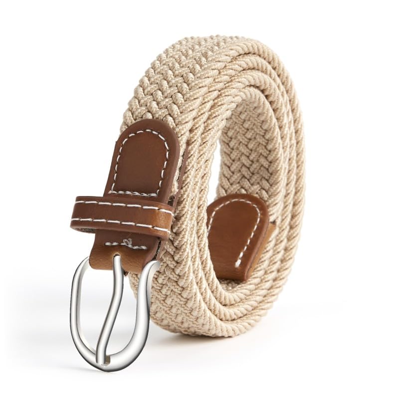 Knitted Men'S Waist Belt, 1-Inch Elastic Baseball Strap, Suitable For Golf And Casual Wear