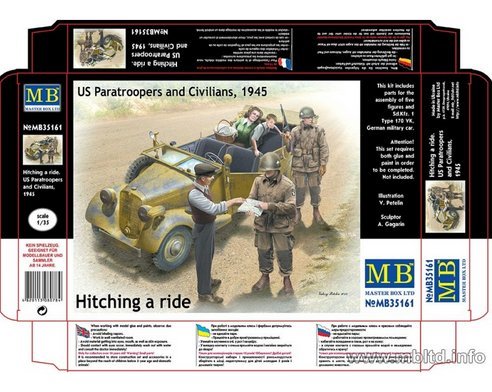 Amazon.com: Master Box 35161 Hitching a Ride, US
