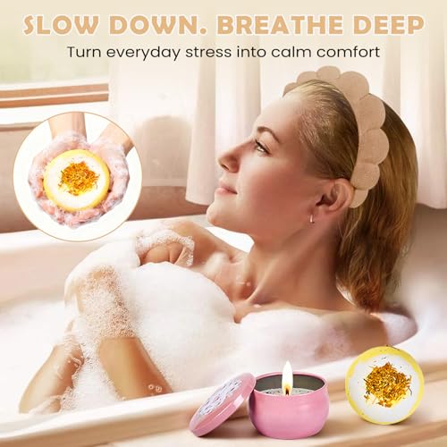 50% Off ZAHAT Women's Gift Set with Mug, Headband, Socks & Candle