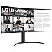 LG 34WR55QK-B 34-inch UltraWide WQHD (3440 x 1440) Curved Computer Monitor, 100Hz, 5ms, HDR10, Reader Mode, HDMI, DisplayPort, USB Type-C, Tilt/Height Adjustable Stand, Black