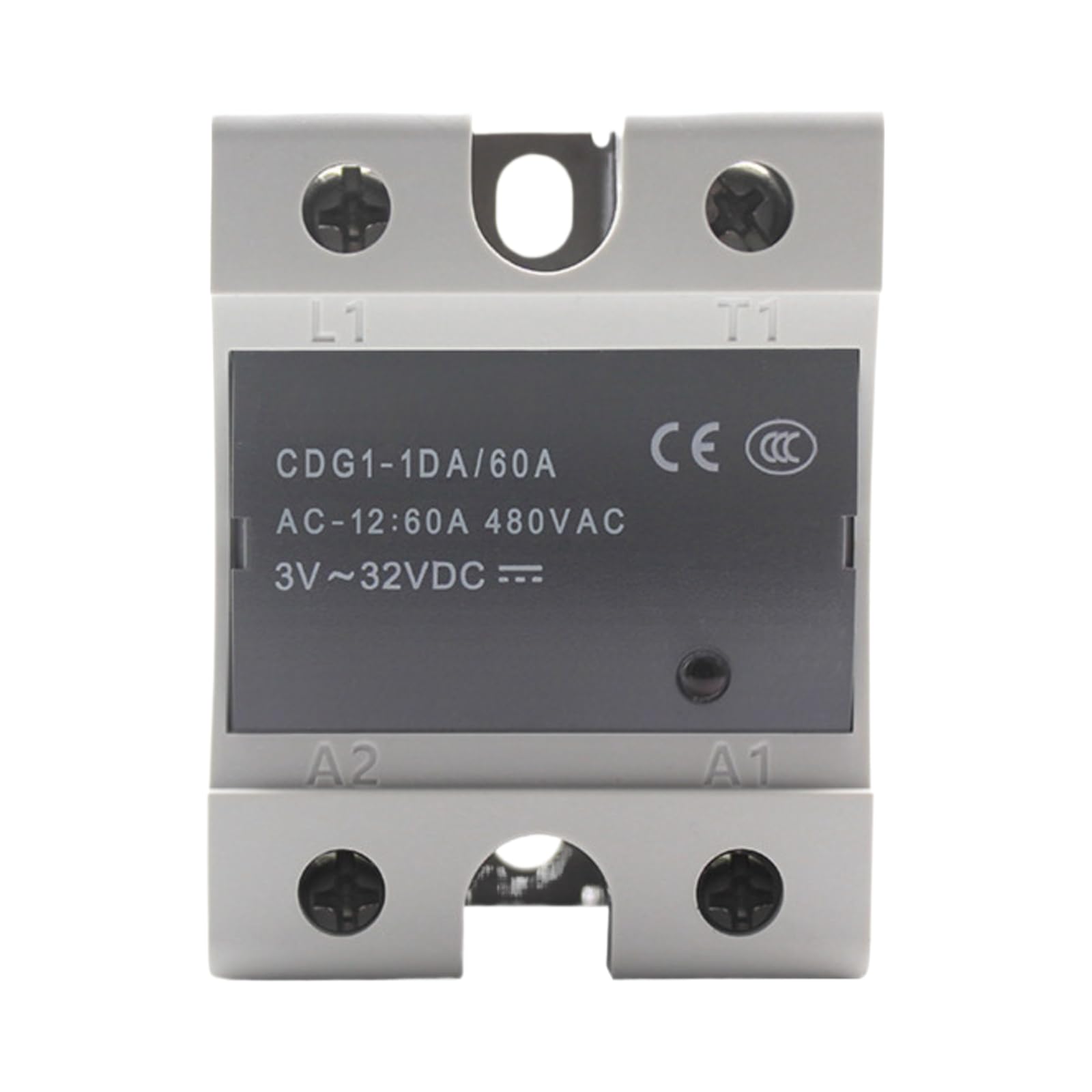 Relé de estado sólido CDG1-DA/AA/DD monofásico 24V DC controlado AC 40A(DC Control AC 60A)