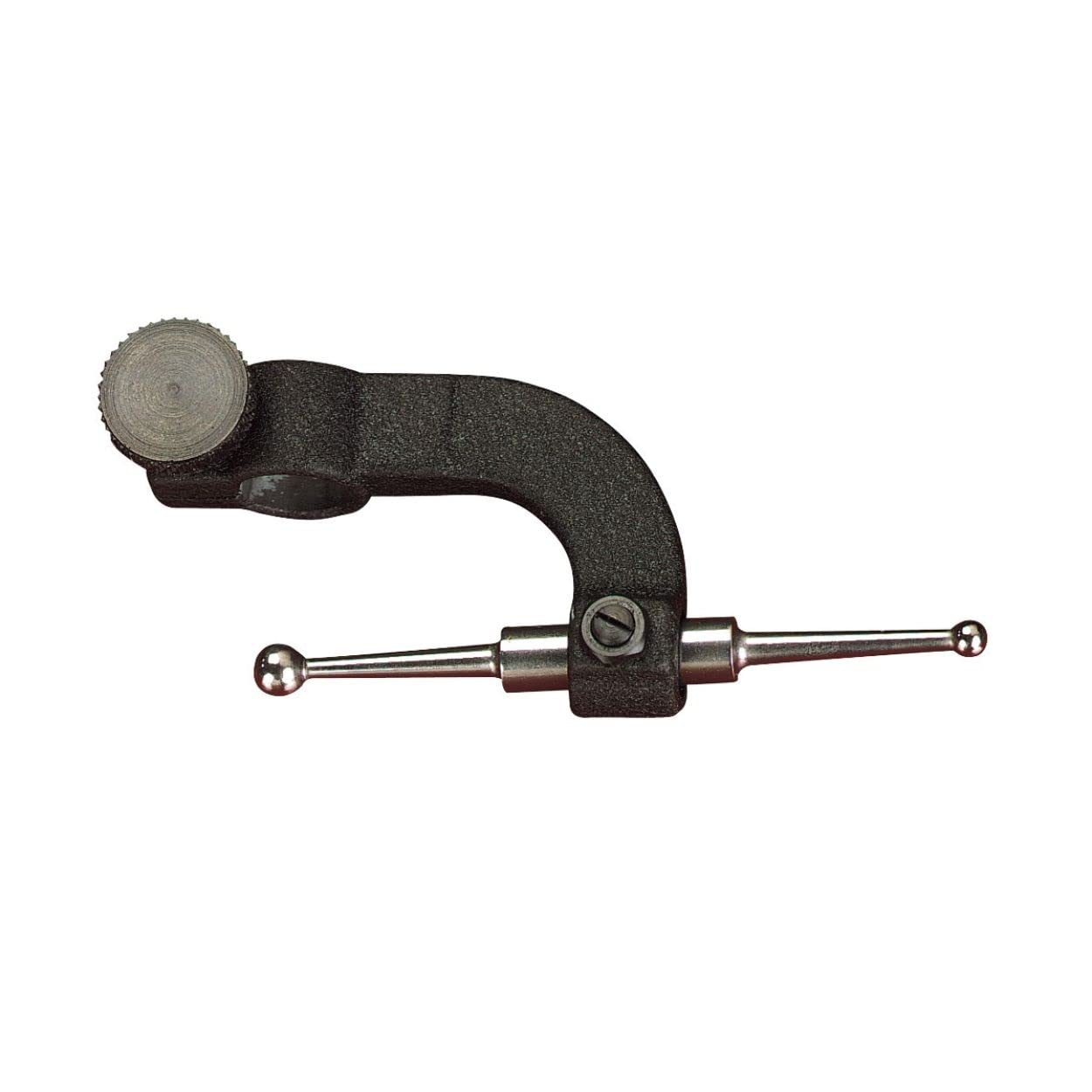 Starrett Indicator Hole Attachment - 3/8 inch 9.5mm Range, 13/16 inch 20mm Hole Depth, 375 inch (9.5mm) Stem Hole, 1/8 inch (3mm) Dia. Ball End Swivel Arms - 670A