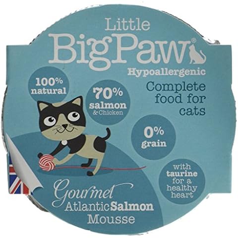 Little Big Paw Gourmet Atlantic Salmon Mousse, 85 g pack of 8 Cover