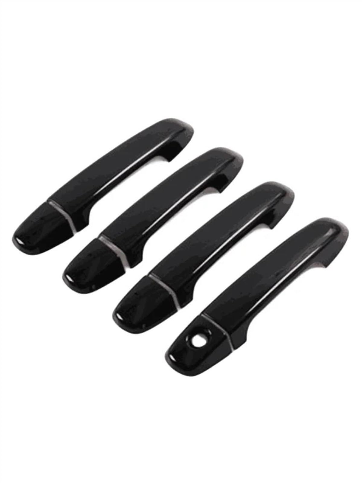 SLIMES Door Handle Cover Car Exterior Side Protector Chrome Scratch Protection for Toyota for Camry 2012-2016 Protection(Black)