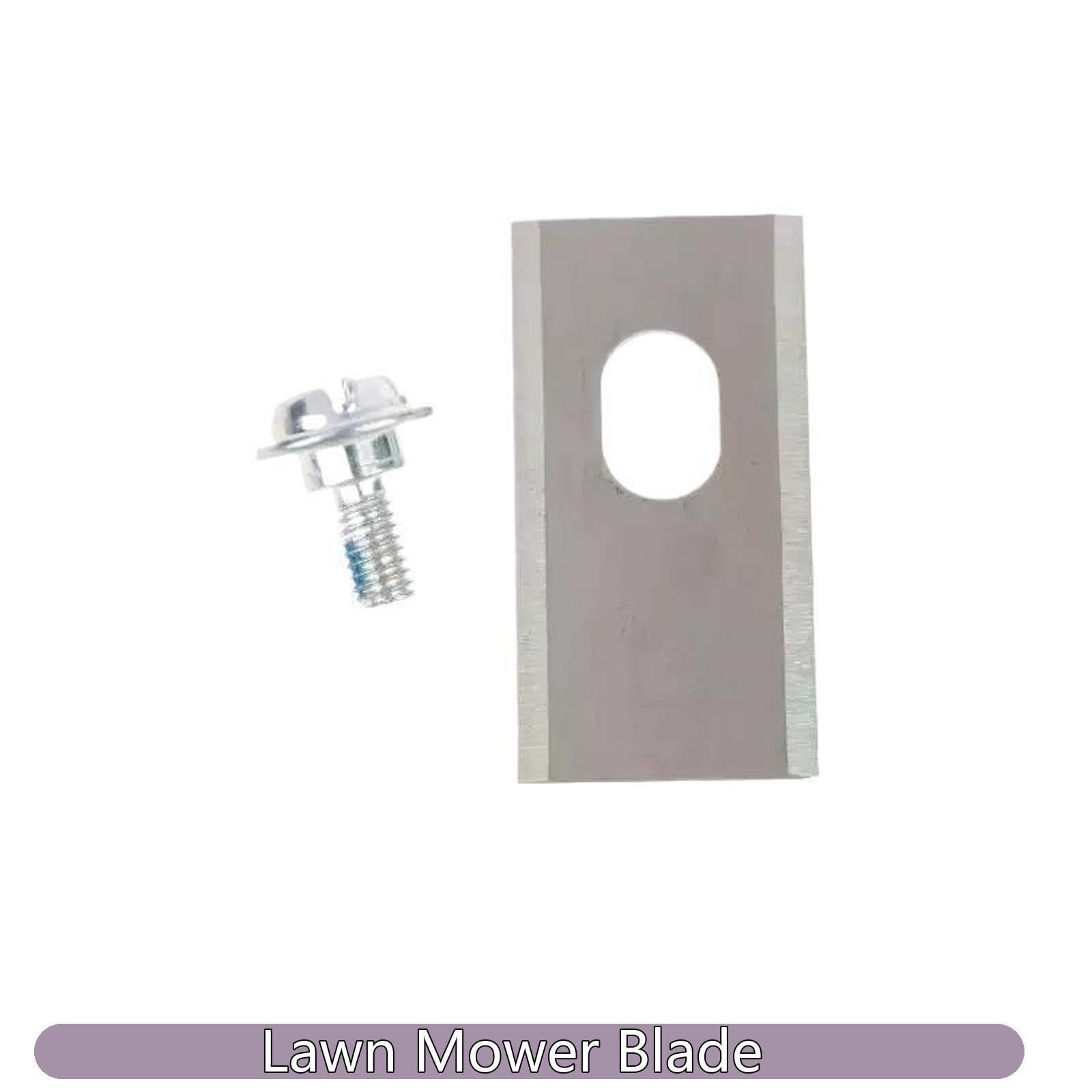Rasentrimmer-Klinge, Kompatibel Mit Dreame, Rasenmäher-Schneidmesser Aus Edelstahl Mit Ersatz-Schraubensatz, Rasenmäher-Zubehör(Silver 30pcs)