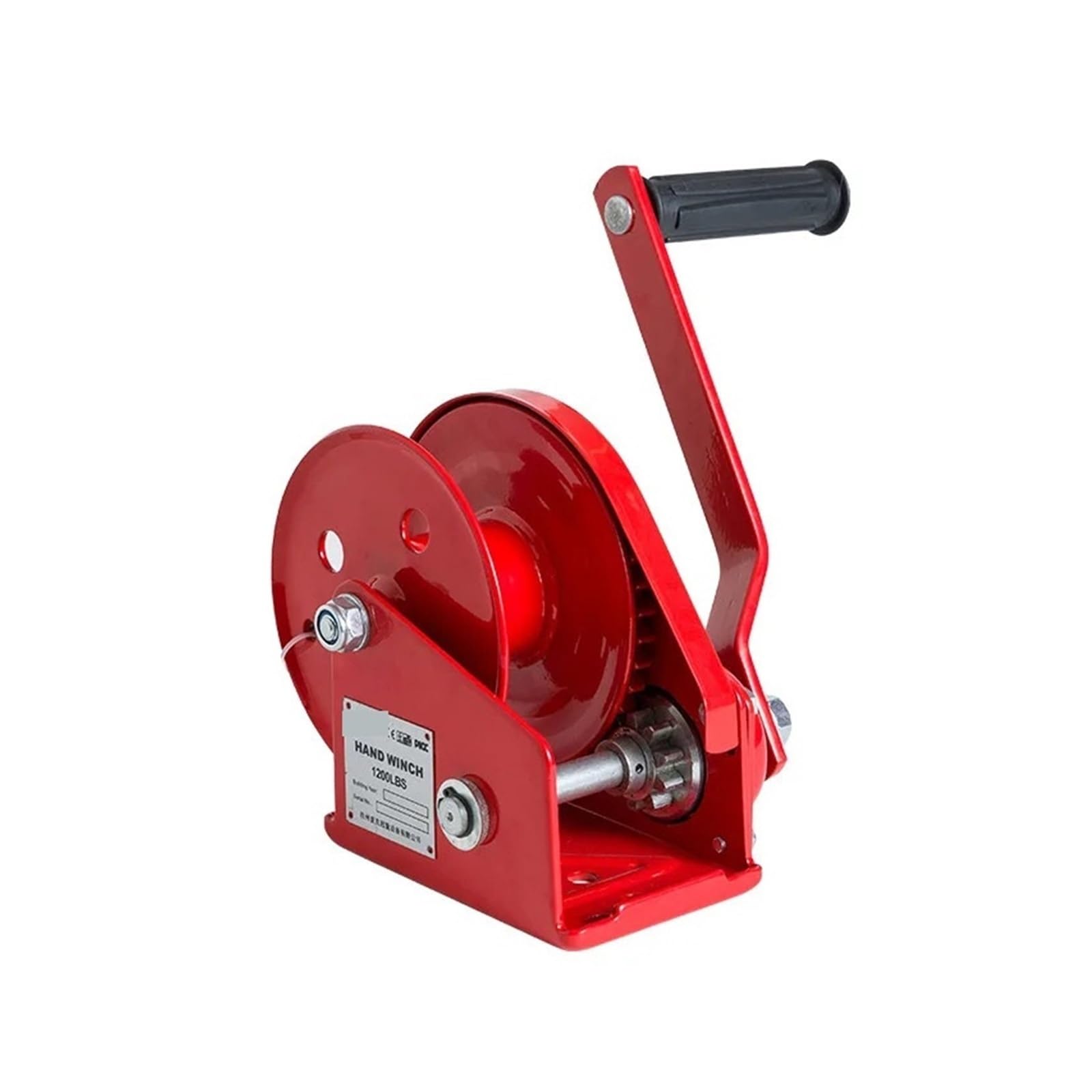 Mshgsku Self-Locking Hand Winch, Manual Pulling Hoist For Heavy-Duty Lifting And Pulling Tasks