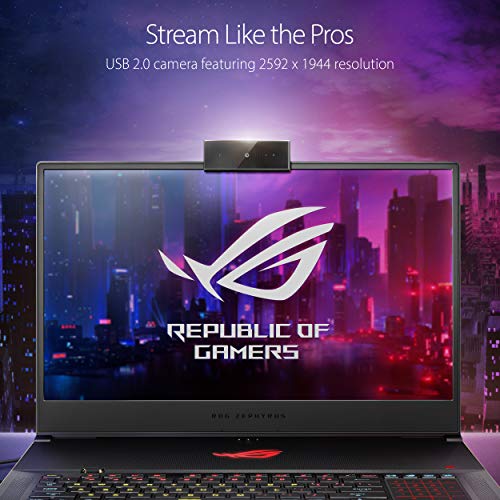 Asus ROG Eye 1080P 60fps USB Webcam with Beamforming Microphone and Auto Exposure/Auto Focus Technology for PC or MacOS