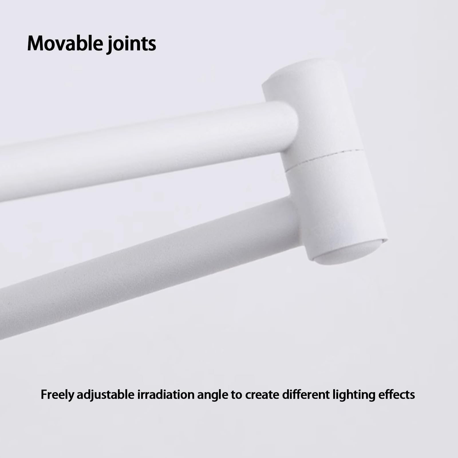 LED Innen Retro Wandleuchte mit Schalter Stecker Wandlampe 350°+180° Drehbar Wandbeleuchtung Eisen Aluminium Langer Arm Kopfende Lesen für Schlafzimmer Küche Esszimmer (Weiß + Gold)