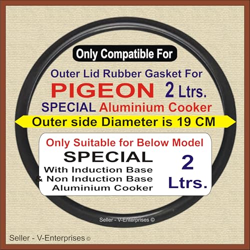Outer Lid Rubber Gasket compatible for 2 Litres PIGEON SPECIAL AL...