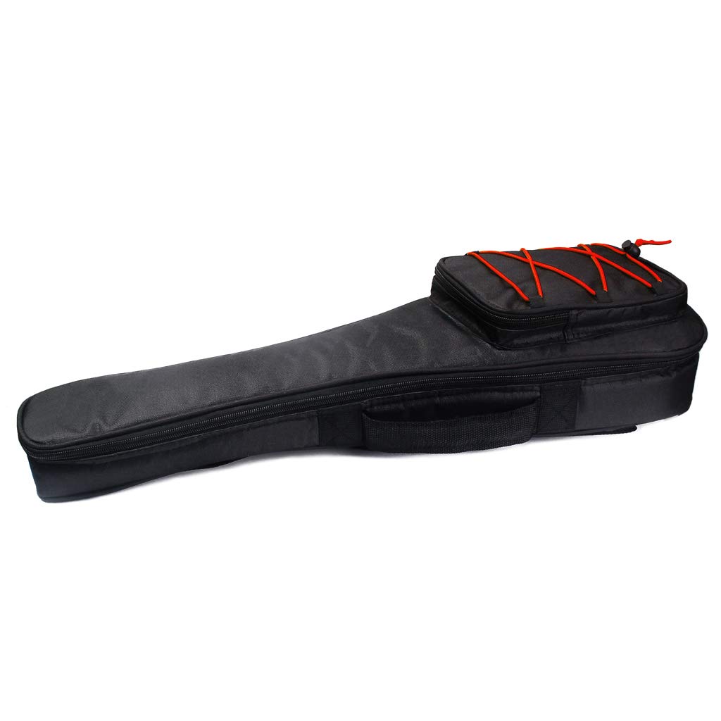 Alnicov Estuche para ukelele de concierto, Bolsa geométrica acolchada de algodón de 24 pulgadas, Estuche para guitarra, Instrumentos musicales