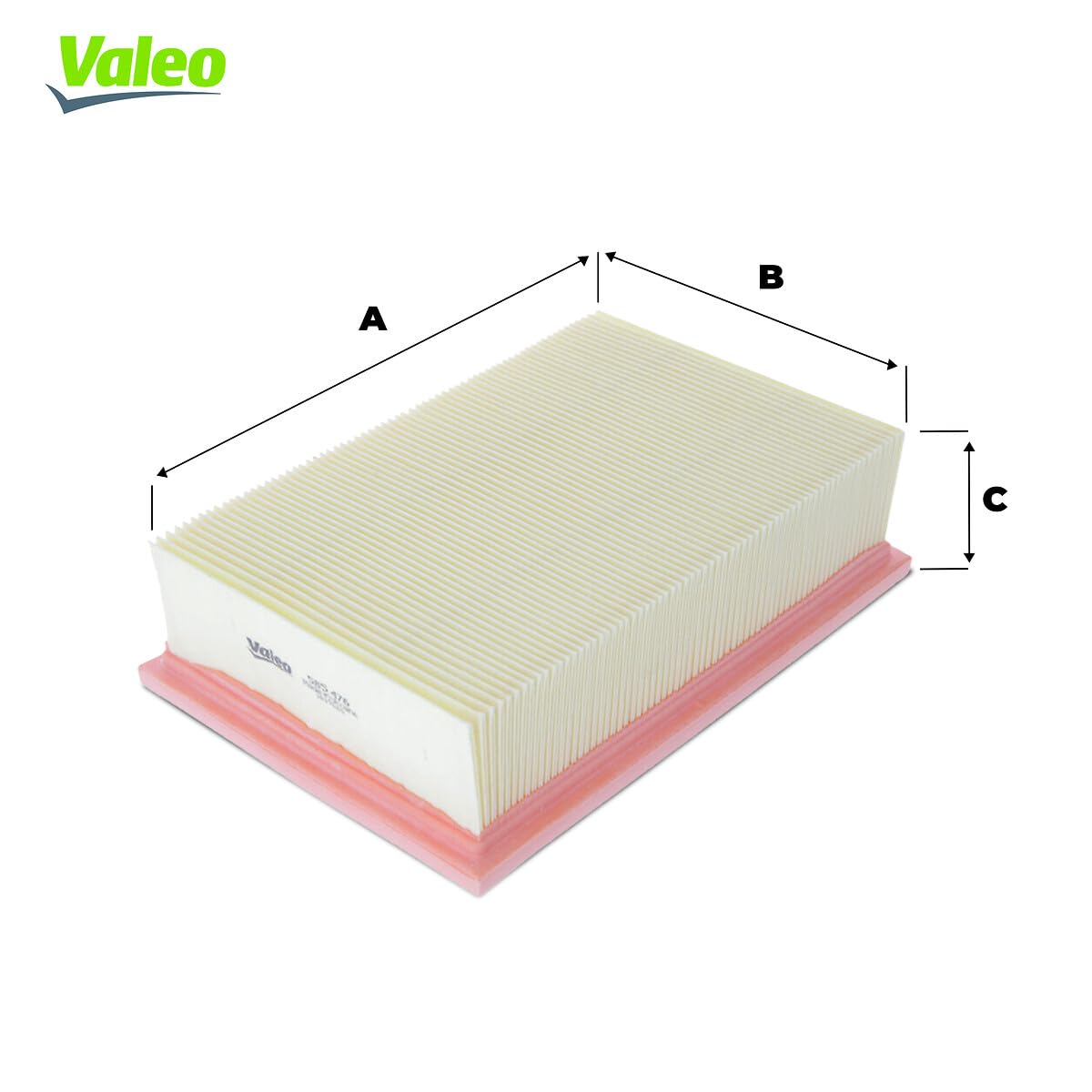 VALEO 585355 Filtro aria Filtri motore elevati proprietà di filtrazione, durevolezza, applicazione facile e precisa