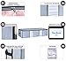 Under-bed Storage Bags [3-Pack] Large Capacity Storage Container Organizers| Folding Under Bed Storage Containers with Reinforced Zipper and Handles, Storage Containers for Comforter, Beding, Blanket, Clothing, Shoe