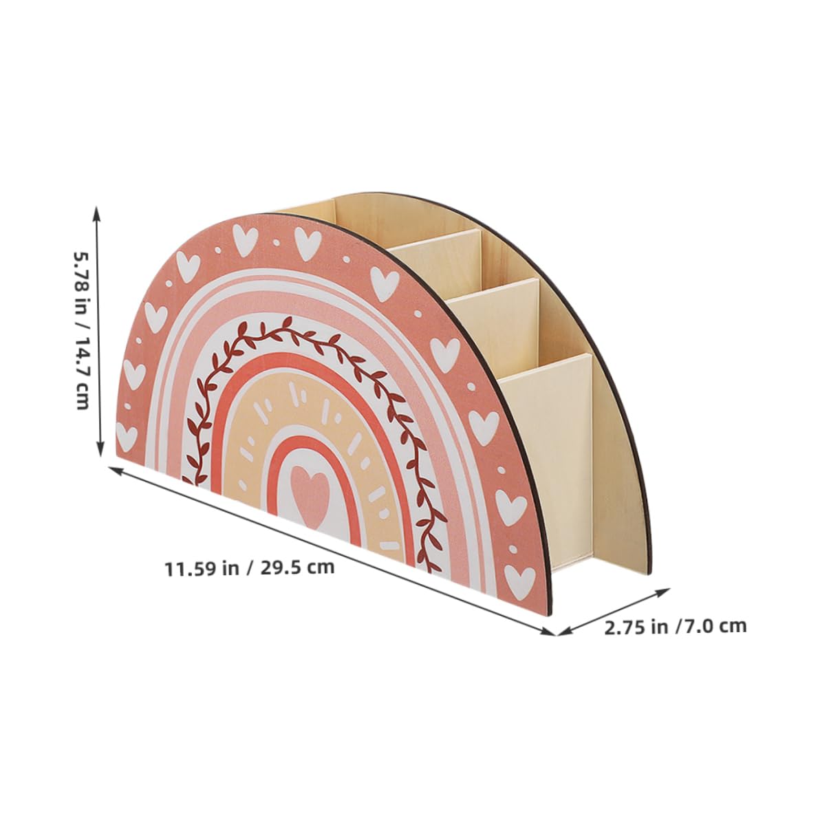 Sewroro 2 Stück Multifunktionaler Stifteköcher aus Holz Eleganter Schreibtisch Organizer für Bleistifte Make Up Pinsel und Büroutensilien Stilvolle Aufbewahrungslösung für Zuhause und Büro