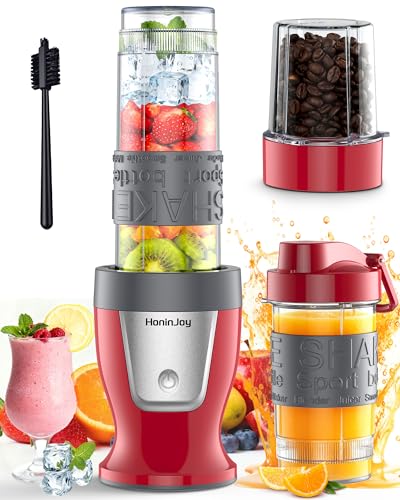HoninJoy Smoothie Blender, 650W Personal Blenders for Shakes and Smoothies