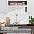 Vamos Tile Long Hexagon Peel and Stick Backsplash Tile - 10 Sheets Stick on Backsplash for Kitchen and Bathroom 12.4 x 12 Inch Dolomite Marble Look PVC Self Adhesive Mosaic Wall Tiles