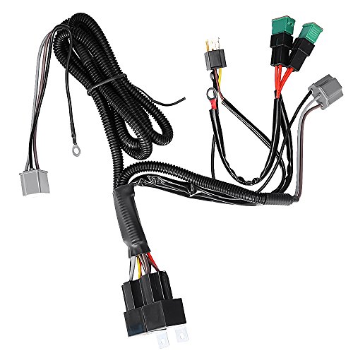 Anxingo L07-008-AAA-1 Dual High Low Beam Headlight Relay Wiring Harness H4 9003 thumb #2