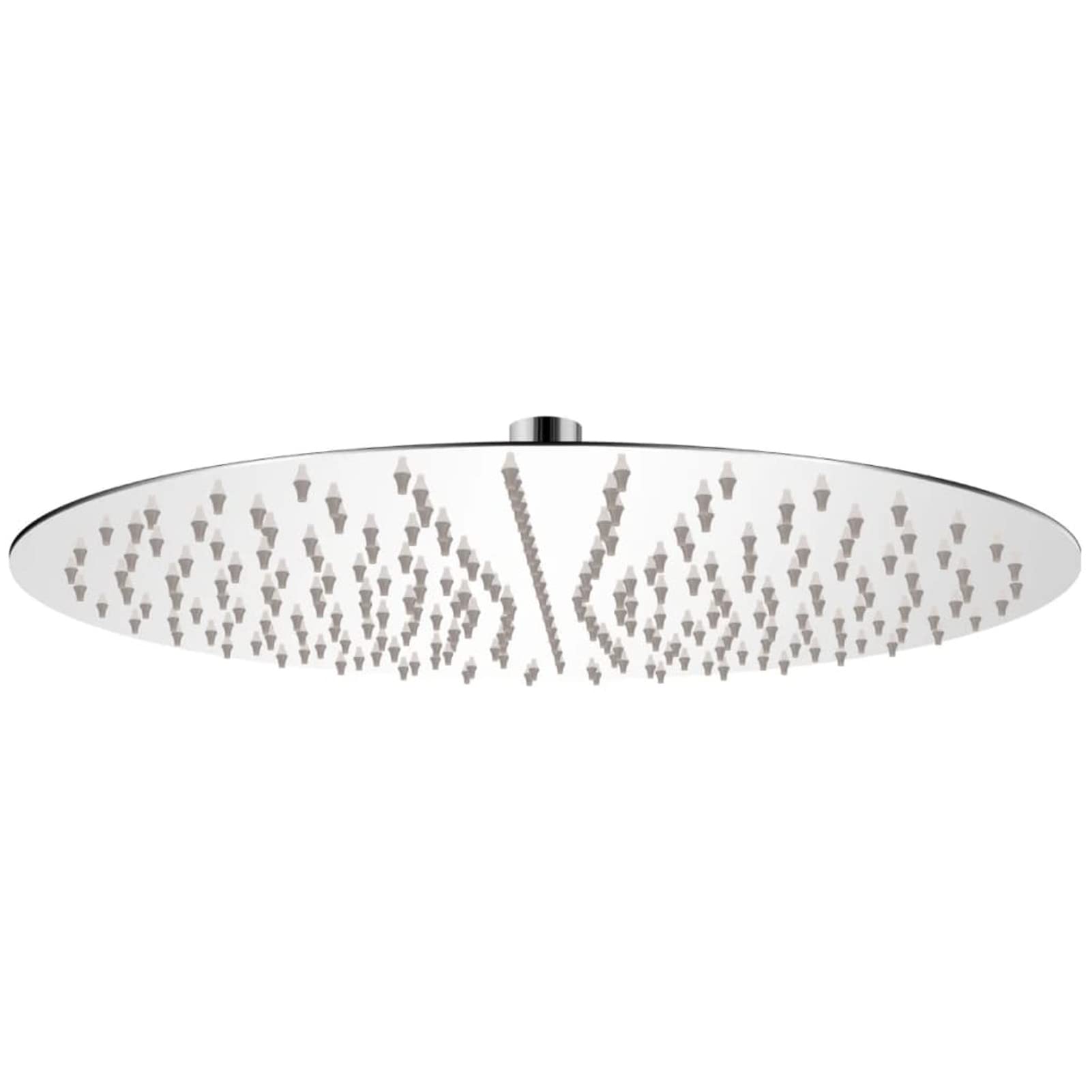 ZEYUAN Cabezal de Ducha Redondo Efecto Lluvia, Rociador Ducha, Ducha Lluvia, Alcachofa Ducha, Duchas De Baño Alcachofa Lluvia, Recambios Columna Ducha, Acero Inoxidable 40 cm