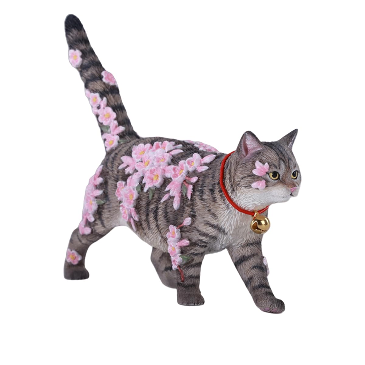 JXK Cat Language Sakura Cat JXK299A Painted PVC Figure 3.5in Collectible