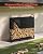 VEVOR Firewood Rack with Waterproof Cover, 4 ft Outdoor Firewood Holder, 1/4 Cord Storage Metal Log Holder, 400lb Max Weight Capacity, Top Covered, Powder-Coated Wood Storage Rack for Fireplace Deck