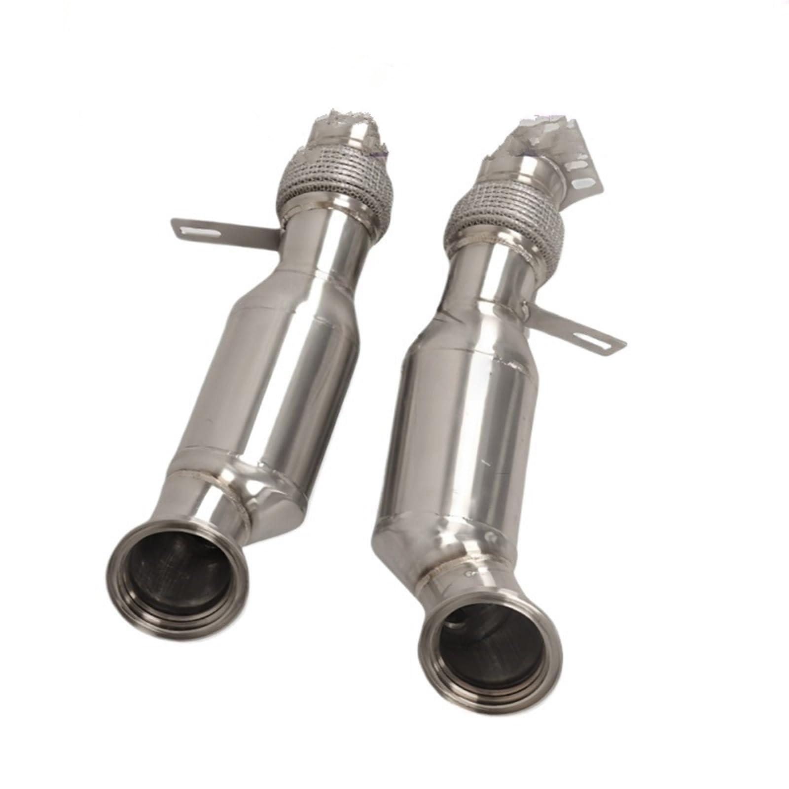 Catalizador Ajuste para BMW 760 6,0 T 2009-2015 piezas de automóvil convertidor catalítico tubos de escape bajante de acero inoxidable duradero catalizador gases escape(Without catalysis)
