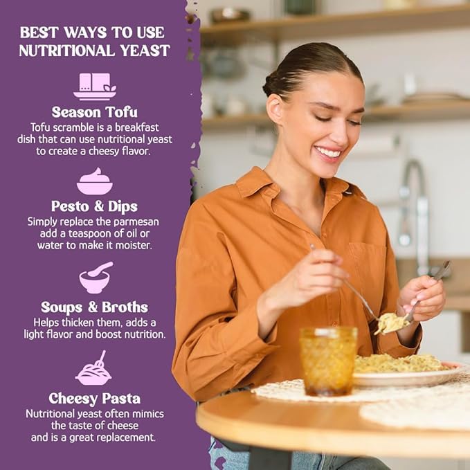 Country Life Nutritional Yeast Flakes with B-12, Fortified, Vegan, High Protein, Bulk Box, 10 lb