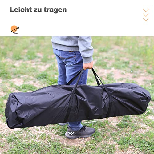 3x3 Patio Gazebo con zanzariera Doppio tetto Tetto...