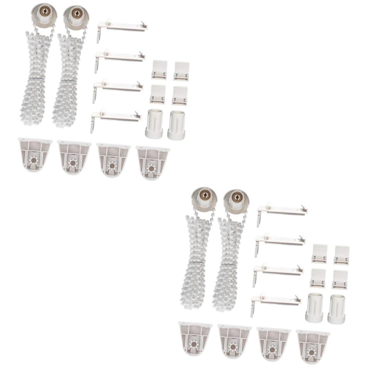VILLCASE 2 Sets Roller Blind Installation Accessories Durable Curtain Repair Parts for Easy Setup for Bedrooms Living Rooms and Offices Lightweight Sturdy Fittings