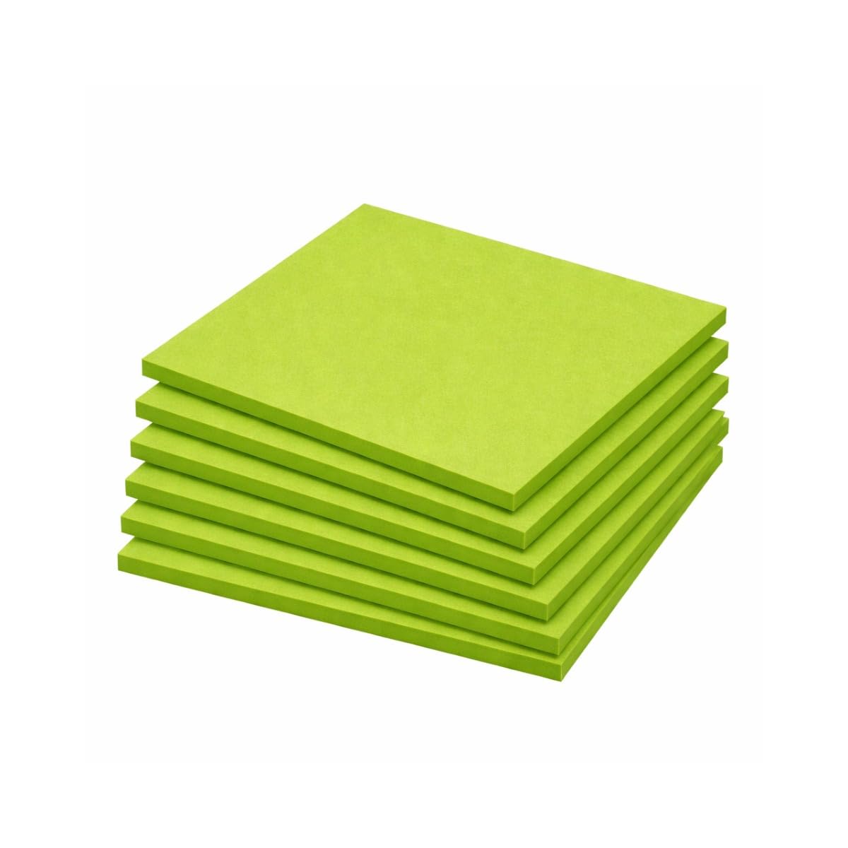 DEVICE OF URBAN INFOTECH Acoustic Foams 12 X 12 X 0.5 Inches Pet Acoustic Panels 12 MM Thick Soundproofing Foam for Wall Absorbing Echo Noise Reducer Studio Foam Tiles (Green, Pack of 6)