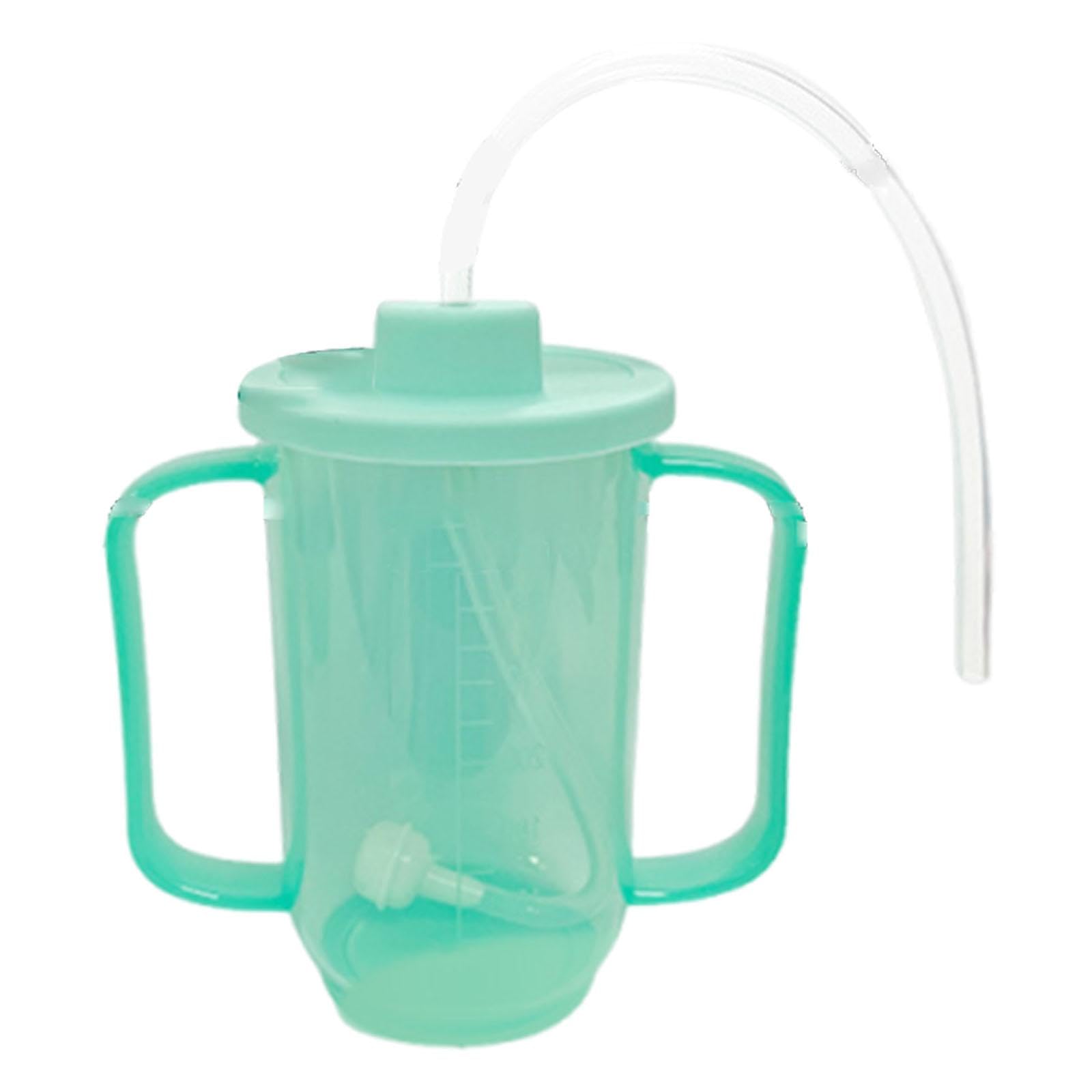 predolo boquilla para ancianos, cuidado de cama para ancianos, con tapa premium, fácil de usar, 350 ml, profesional, práctico vaso para beber con, Style a